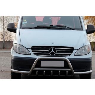 Prednji zaščitni lok WT003-Plus s stranskimi cevmi (nerjaveče jeklo) fotografija 1
