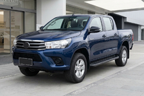 Toyota Hilux 2015– Stranske stopnice Bosphorus Black (2 kosa, aluminij) fotografija 1