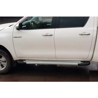 Stranske stopnice Allmond Grey (2 kosa, aluminij) fotografija 4