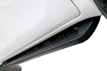 Toyota Hilux 2015– Bočne stopnice Allmond Black (2 kos, aluminij) fotografija 7