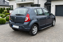 Dacia Sandero 2007–2013 Stranski pragovi Maya V1 (2 kos, aluminij) fotografija 1