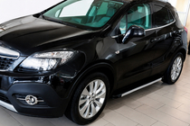 Opel Mokka 2012–2021 Stranski pragovi Maya V1 (2 kos, aluminij) fotografija 3