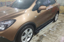 Opel Mokka 2012–2021 Stranski pragovi Maya V1 (2 kos, aluminij) fotografija 2