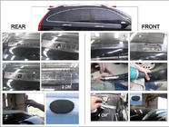Honda CRV 2007–2011 Črne strešne vzdolžne letve (Crown) fotografija 2