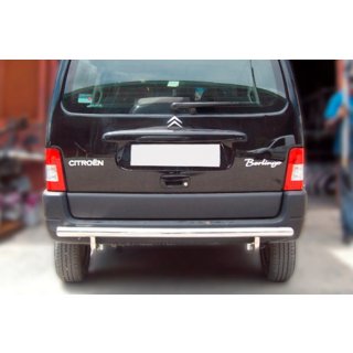 Zadnji zaščitni lok (nerjaveče jeklo) Citroen Berlingo 1996–2008 fotografija 1