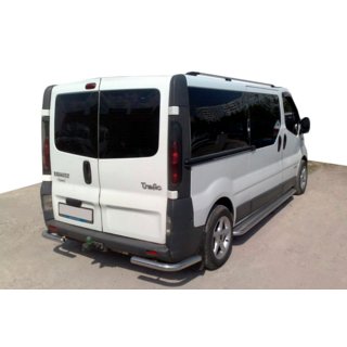 Zadnji vogalni ščitniki AK003 (nerjavno jeklo) Renault Trafic 2001–2015 fotografija 2