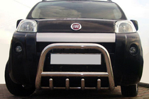 Citroen Nemo 2007–2017 Sprednji zaščitni lok QT006 (nerj.) fotografija 1