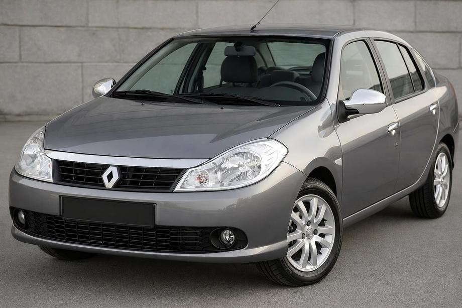 Renault Symbol 2008–2013 Kromirani pokrovi ogledal (2 kosa, nerjavno jeklo) Fotografija 1