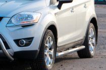 Ford Kuga 2008–2013 Ravne bočne cevi (2 kosa, nerjaveče jeklo) fotografija 1