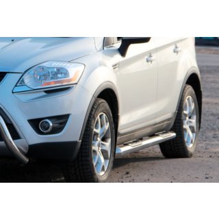 Ravne bočne cevi (2 kosa, nerjaveče jeklo) Ford Kuga 2008–2013 fotografija 1