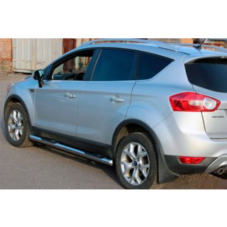 Ravne bočne cevi (2 kosa, nerjaveče jeklo) Ford Kuga 2008–2013 fotografija 3