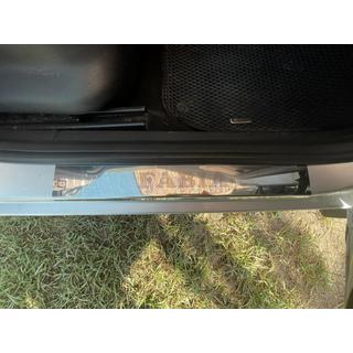 Obloge pragov Carmos (4-delni komplet, inox) Skoda Fabia 2000–2007 fotografija 1