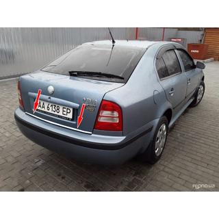 Zaščitna letev roba prtljažnika (nerjaveče jeklo) Skoda Octavia I Tour A4 1996–2010 fotografija 1