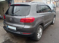Volkswagen Tiguan 2007–2016 Zaščitna letev roba prtljažnika (nerjaveče jeklo) fotografija 4
