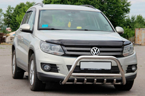 Volkswagen Tiguan 2007–2016 Prednji zaščitni lok WT003 (nerjaveče jeklo) fotografija 1
