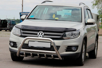 Volkswagen Tiguan 2007–2016 Prednji zaščitni lok WT003 (nerjaveče jeklo) fotografija 3