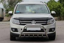 Volkswagen Tiguan 2007–2016 Prednji zaščitni lok WT003 (nerjaveče jeklo) fotografija 2