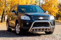 Chevrolet Captiva 2006–2019 Sprednji zaščitni lok WT002 (nerjaveče jeklo) fotografija 1