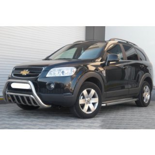 Sprednji zaščitni lok WT002 (nerjaveče jeklo) Chevrolet Captiva 2006–2019 fotografija 2