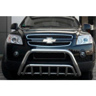 Sprednji zaščitni lok WT002 (nerjaveče jeklo) Chevrolet Captiva 2006–2019 fotografija 3