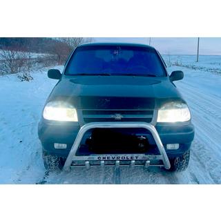 Sprednji zaščitni lok WT004 (nerjavno jeklo) Chevrolet Niva 1998–2020 fotografija 1