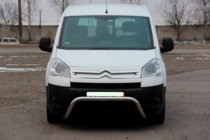 Peugeot Partner Tepee 2008–2018 Sprednji zaščitni lok (kenguru) WT007 (nerjavno jeklo) fotografija 2
