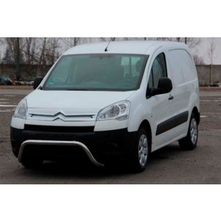 Sprednji zaščitni lok (kenguru) WT007 (nerjavno jeklo) Peugeot Partner Tepee 2008–2018 fotografija 1