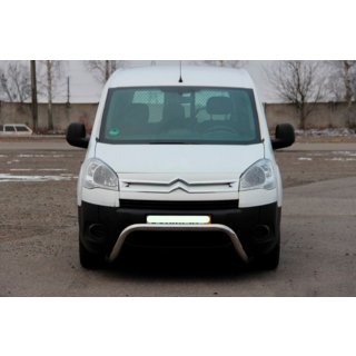 Sprednji zaščitni lok (kenguru) WT007 (nerjavno jeklo) Peugeot Partner Tepee 2008–2018 fotografija 2