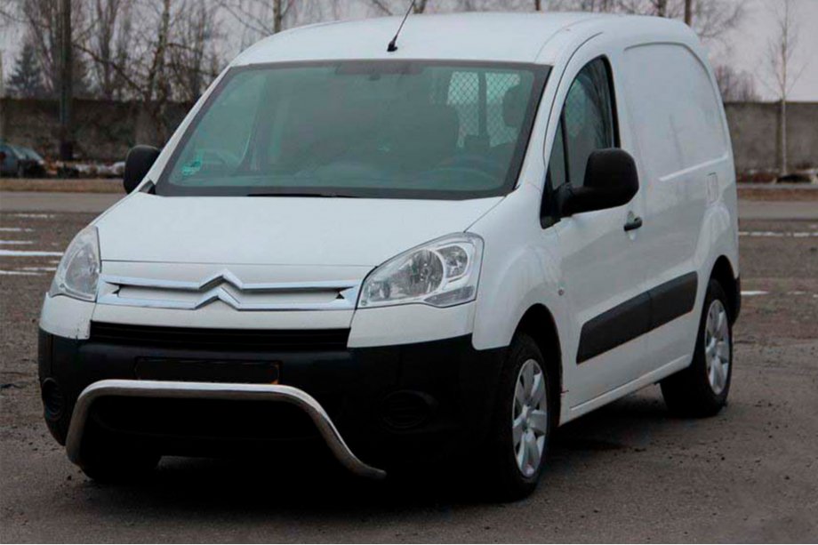 Peugeot Partner Tepee 2008–2018 Sprednji zaščitni lok (kenguru) WT007 (nerjavno jeklo) Image