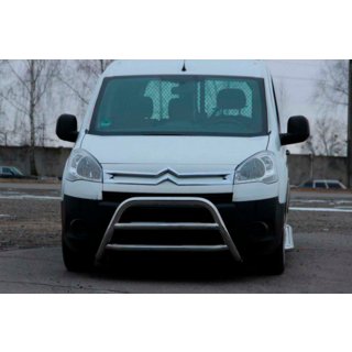 Sprednji zaščitni lok WT022 (nerjaveče jeklo) Citroen Berlingo 2008–2018 fotografija 1