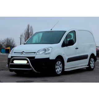 Sprednji zaščitni lok WT022 (nerjaveče jeklo) Citroen Berlingo 2008–2018 fotografija 2