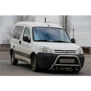 Sprednji zaščitni lok WT003 (nerjaveče jeklo) Citroen Berlingo 1996–2008 fotografija 3