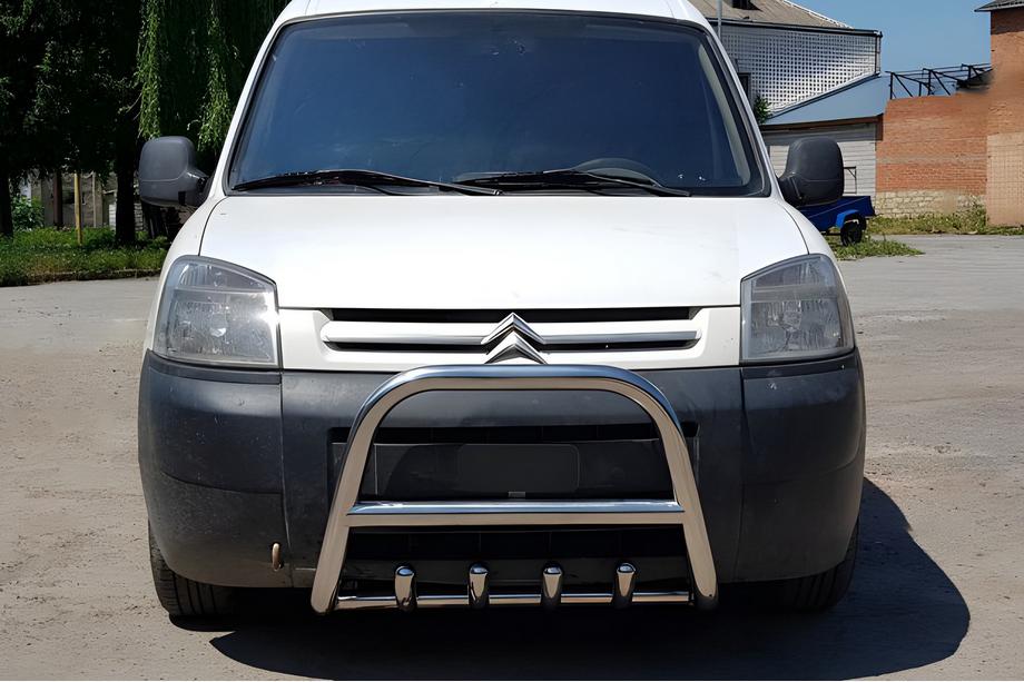 Citroen Berlingo 1996–2008 Sprednji zaščitni lok WT003 (nerjaveče jeklo) Image