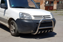 Peugeot Partner 1996–2008 Prednji zaščitni lok WT003 (nerjavno jeklo) 51 mm fotografija 3