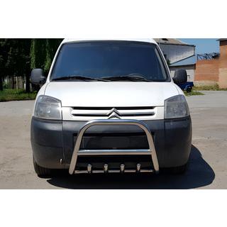 Prednji zaščitni lok WT003 (nerjavno jeklo) Peugeot Partner 1996–2008 fotografija 4