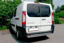 Fiat Scudo 2007–2015 Zadnji zaščitni lok AK002-Dvojni (nerjaveče jeklo) fotografija 3