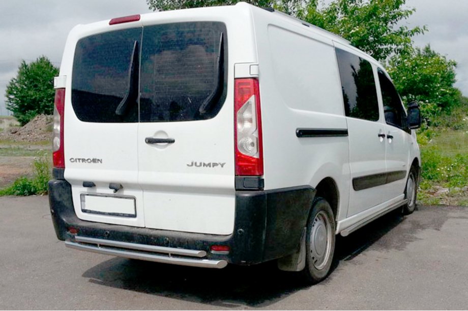 Peugeot Expert 2007–2016 Zadnji zaščitni lok AK-002 (dvojni, nerj.) Image