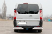 Fiat Scudo 2007–2015 Zadnji vogalni elementi AK003-Double (2 kosa, nerjavno jeklo) fotografija 2