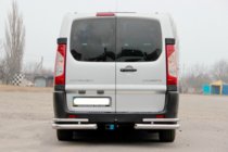 Citroen Jumpy 2007–2017 Zadnji kotni ščitniki Double (2 kos, nerjavno jeklo) fotografija 3
