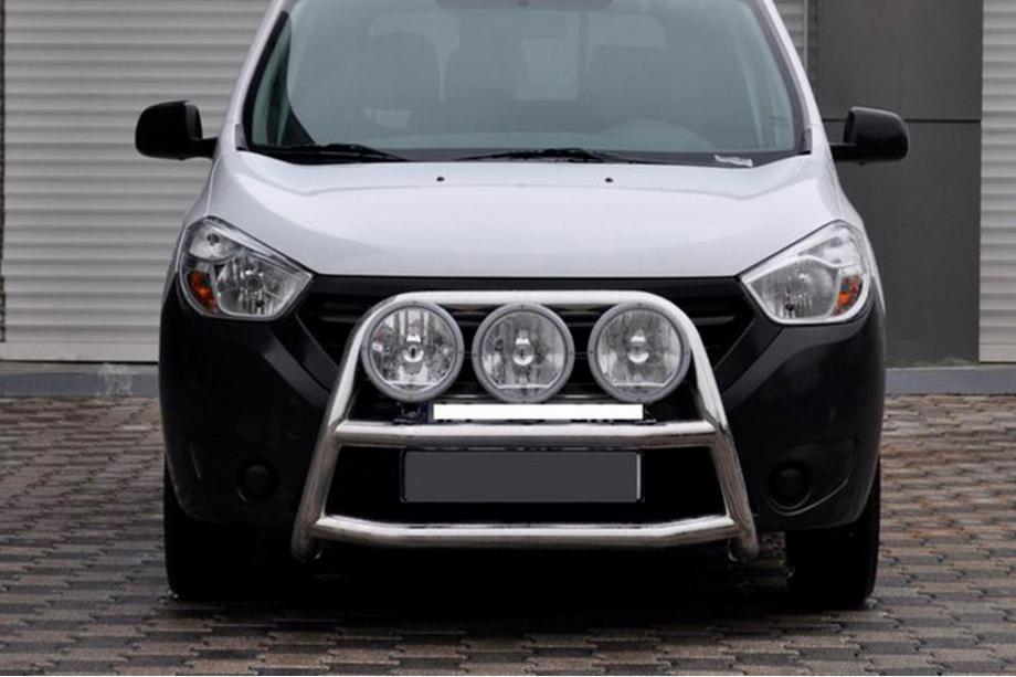 Dacia Dokker 2013–2022 Sprednji zaščitni lok WT022 (nerjaveče jeklo) Image