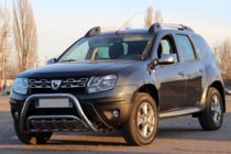 Dacia Duster 2008–2018 Prednji zaščitni lok WT002 (nerjavno jeklo) fotografija 5