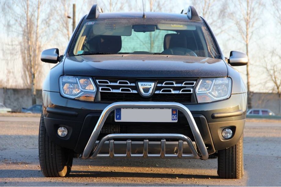 Renault Duster 2008–2017 Prednji zaščitni lok WT002 (nerjavno jeklo) Fotografija 3