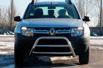 Renault Duster 2008–2017 Prednji zaščitni lok WT022 (nerjavno jeklo) fotografija 1