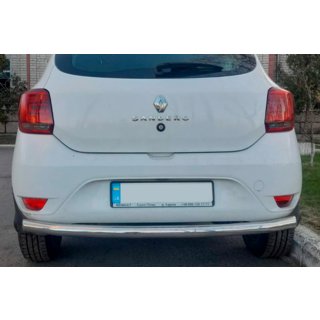 Zadnji zaščitni lok AK002 (nerjaveče jeklo) Renault Sandero 2013–2022 fotografija 1