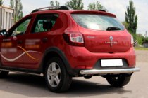 Dacia Sandero 2013–2020 Zadnji zaščitni lok AK002 (nerjaveče jeklo) fotografija 2