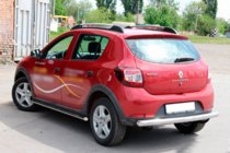 Dacia Sandero 2013–2020 Zadnji zaščitni lok AK002 (nerjaveče jeklo) fotografija 3