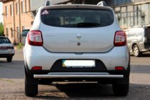 Dacia Sandero 2013–2020 Zadnji zaščitni lok AK002 (nerjaveče jeklo) fotografija 7