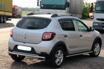Dacia Sandero 2013–2020 Zadnji zaščitni lok AK002 (nerjaveče jeklo) fotografija 8