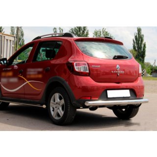 Zadnji zaščitni lok AK002 (nerjaveče jeklo) Dacia Sandero 2013–2020 fotografija 2