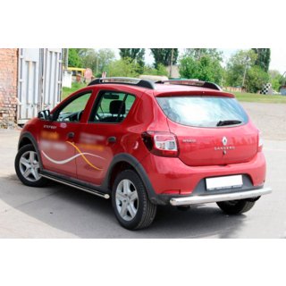 Zadnji zaščitni lok AK002 (nerjaveče jeklo) Dacia Sandero 2013–2020 fotografija 3